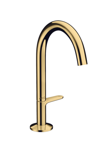 AXOR ONE Select 170 håndvaskarmatur med bundventil, Guld optik